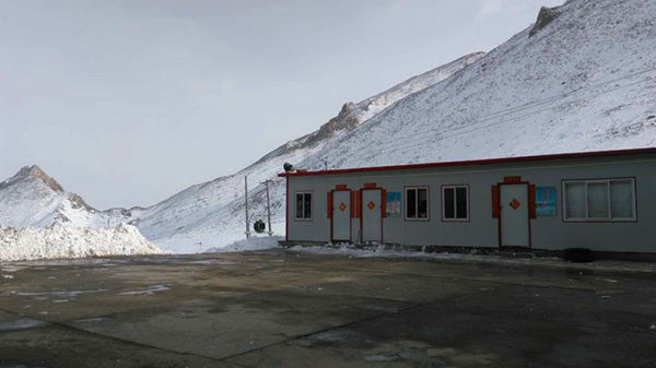 青海銅鑫礦業(yè)有限公司礦區下雪了